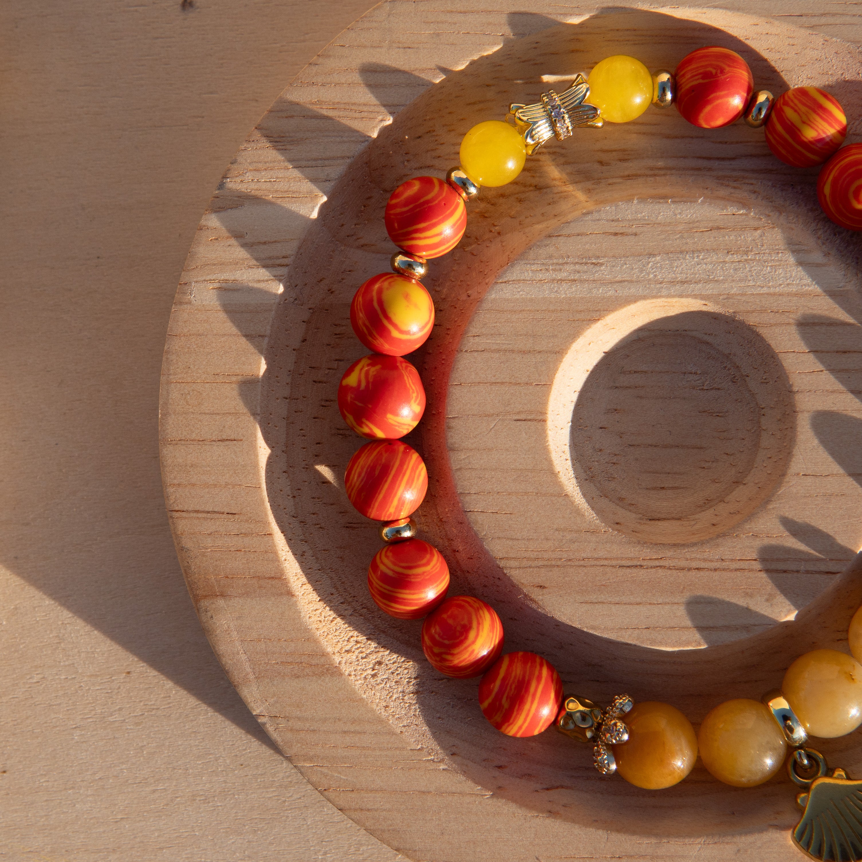 Ochún Healing Crystal Charm Bracelet