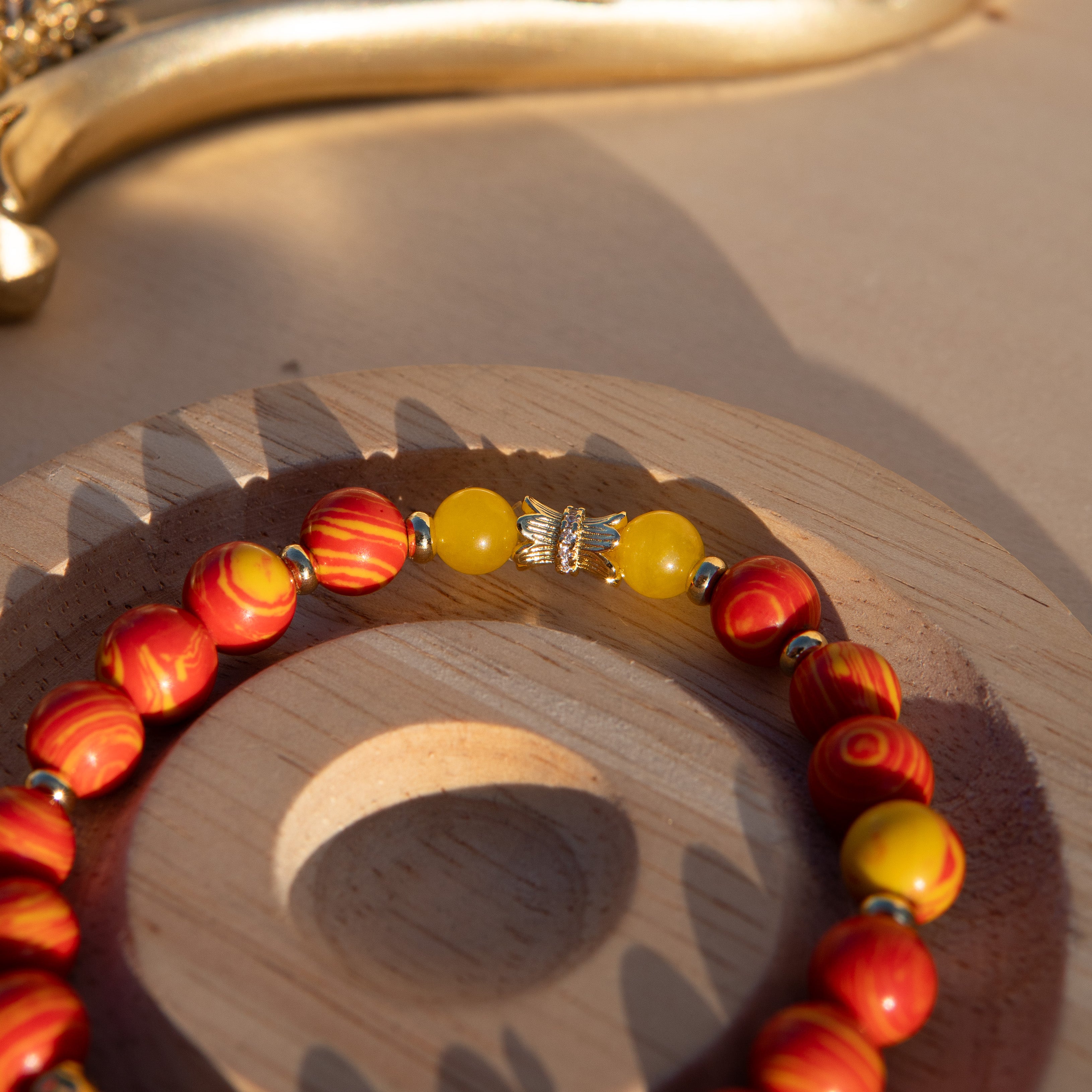 Ochún Healing Crystal Charm Bracelet