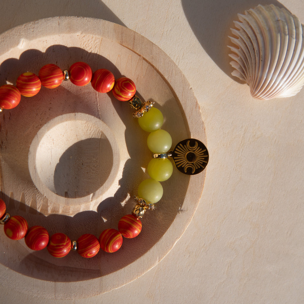 Ochún Healing Crystal Charm Bracelet