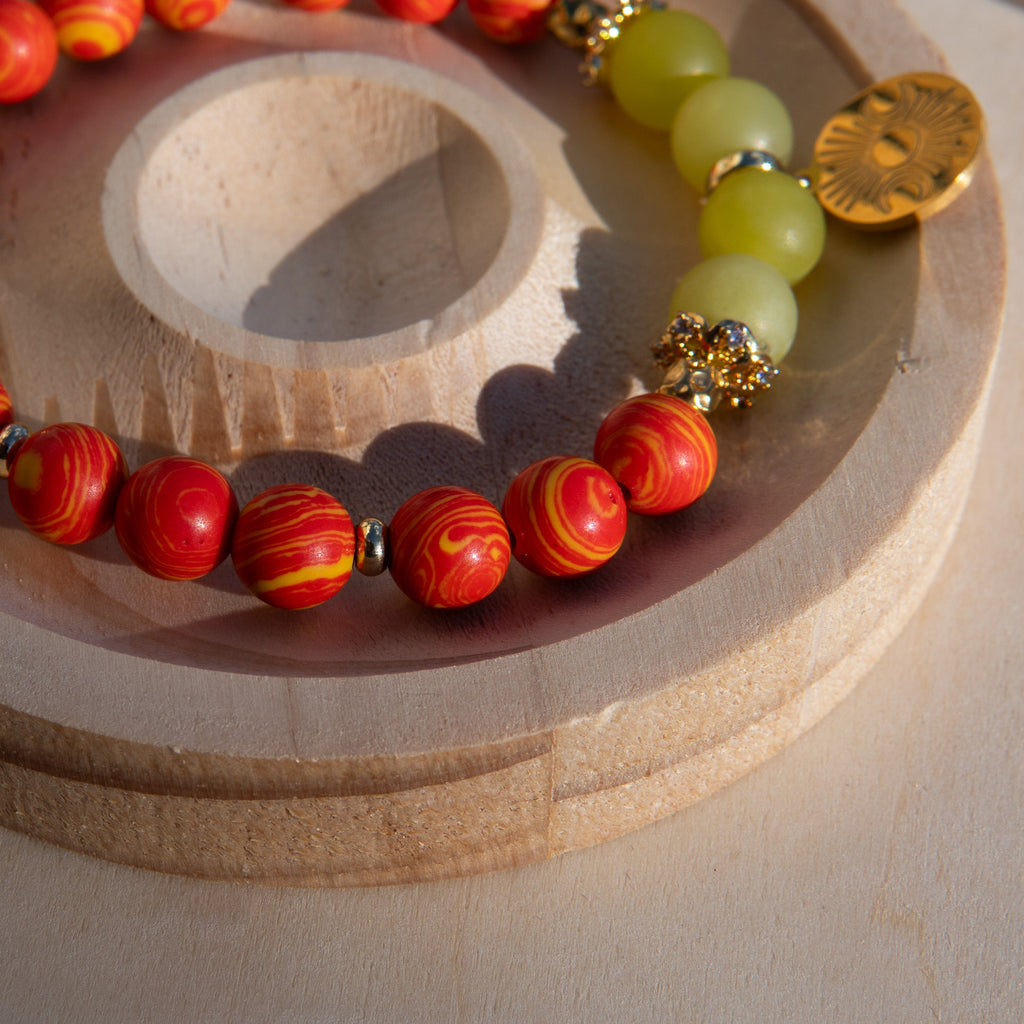 Ochún Healing Crystal Charm Bracelet