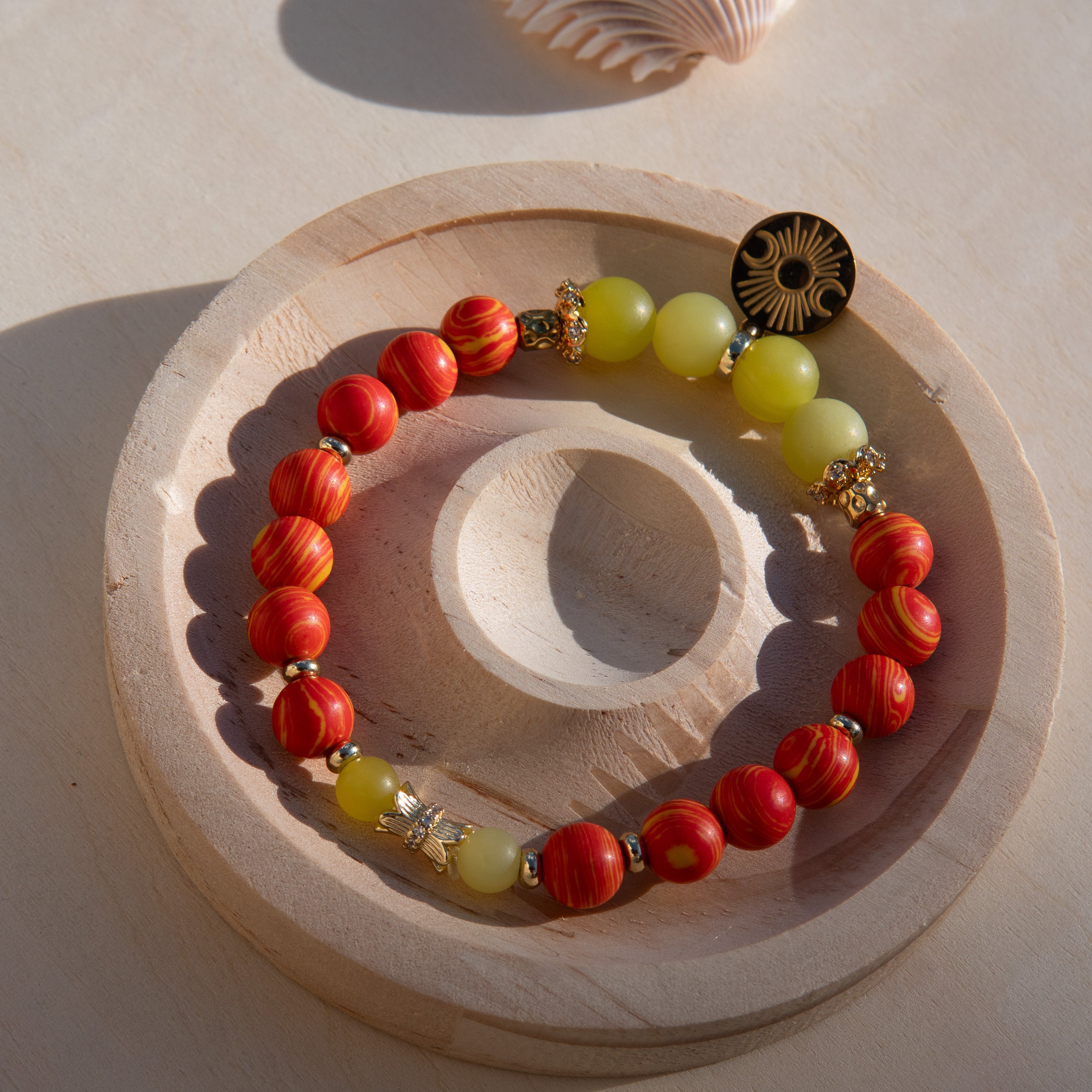 Ochún Healing Crystal Charm Bracelet
