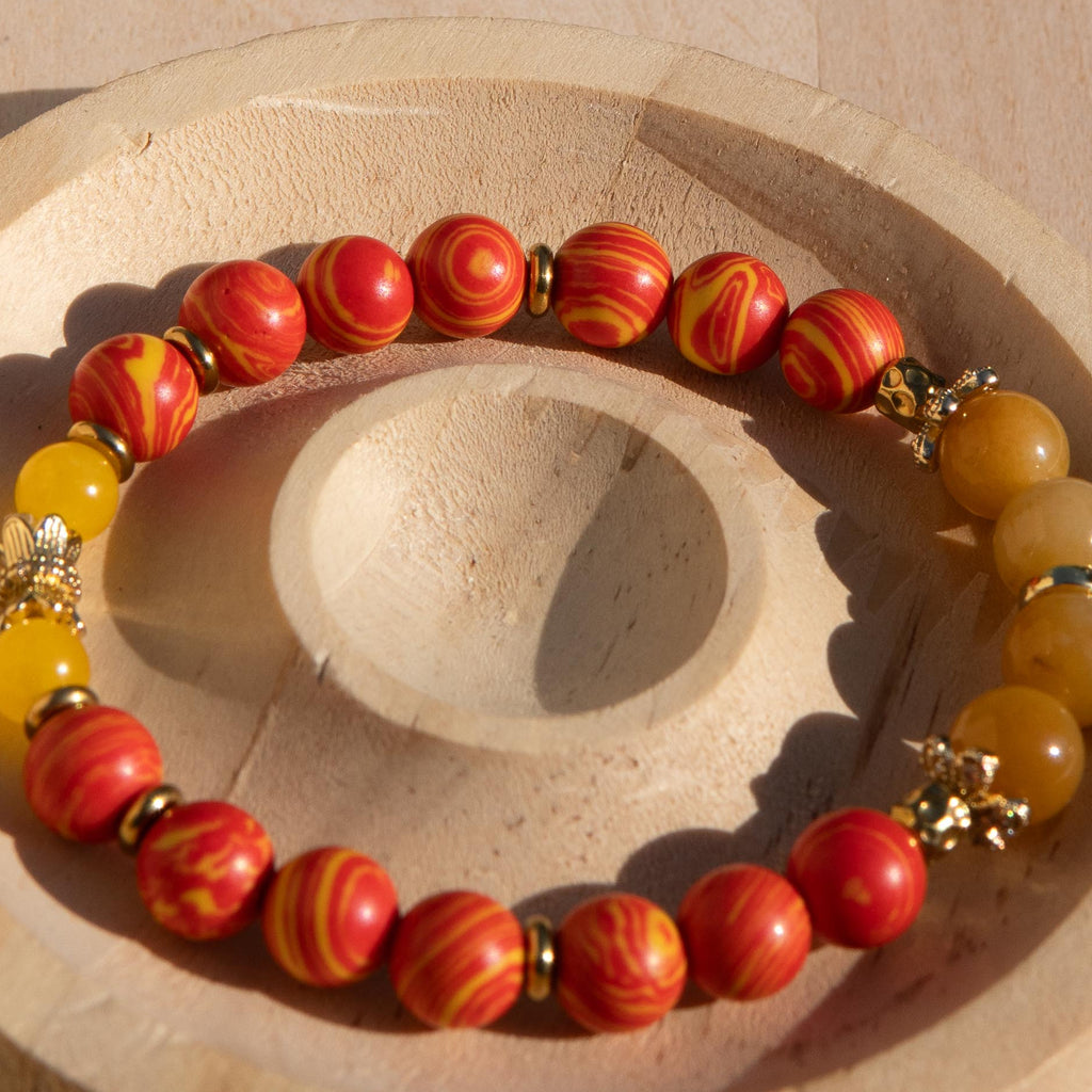 Ochún Healing Crystal Charm Bracelet