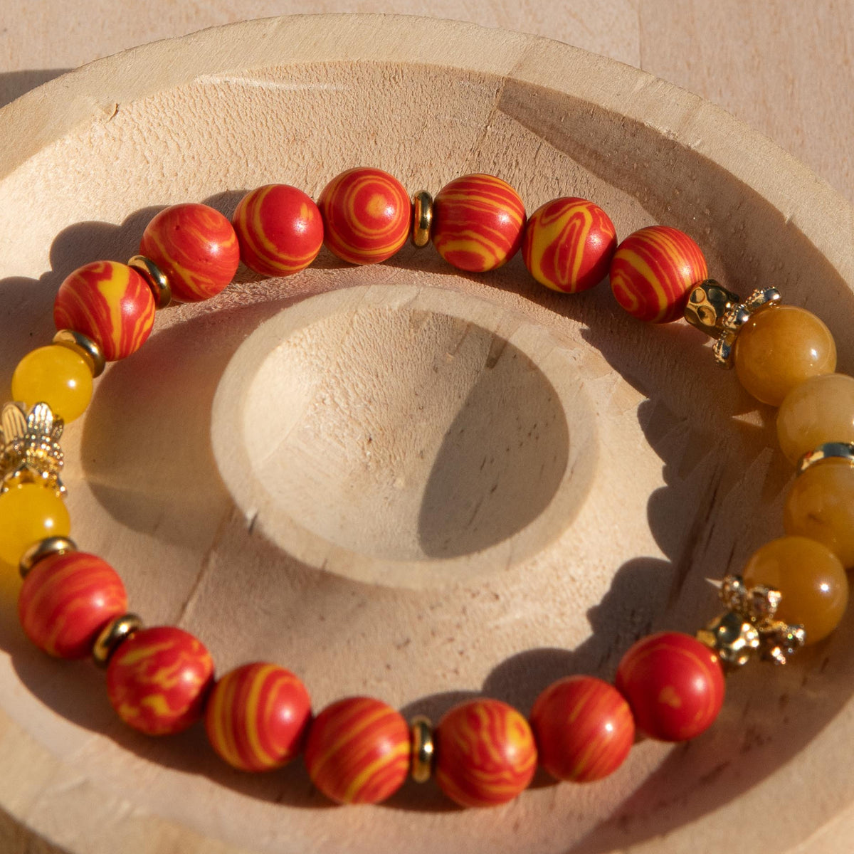 Ochún Healing Crystal Charm Bracelet