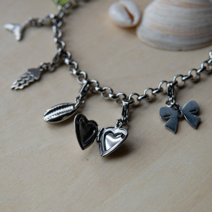 oshun silver charm bracelet
