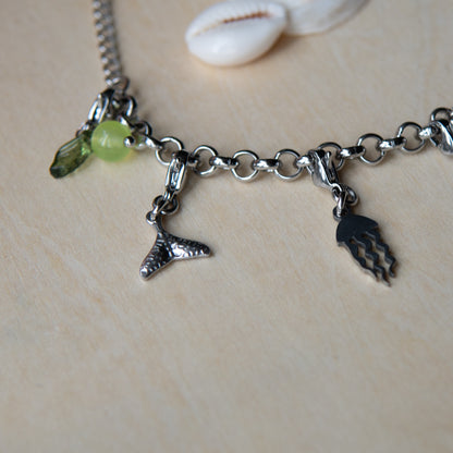 oshun silver charm bracelet