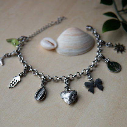 oshun silver charm bracelet