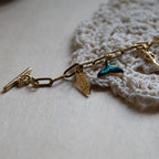 Oshun Gold Charm Bracelet