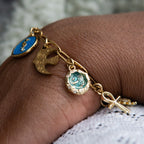 Oshun Gold Charm Bracelet