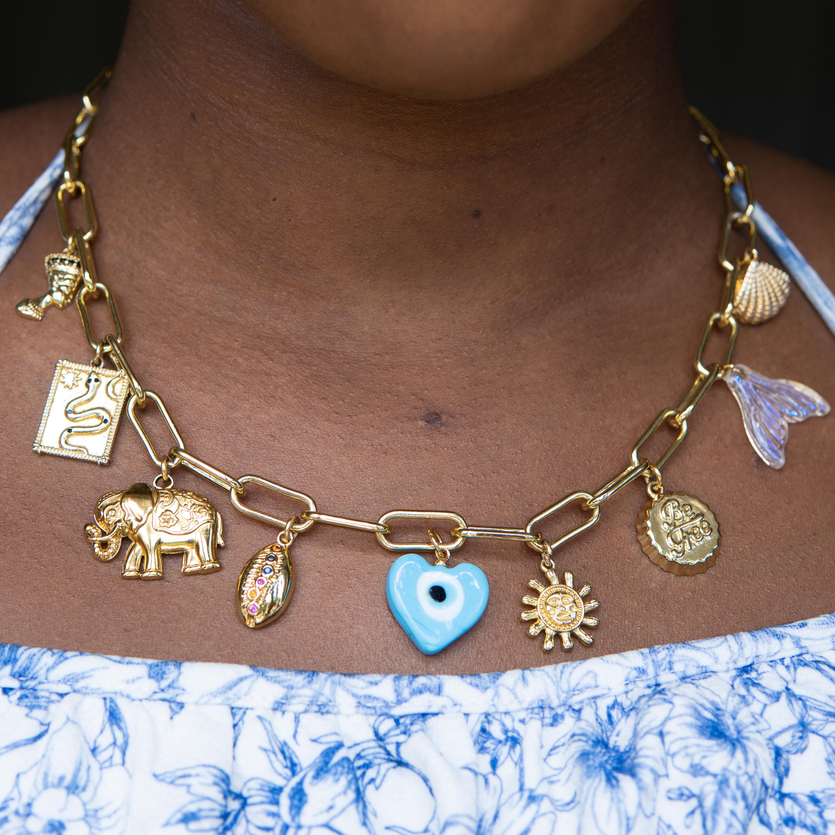 Oshun Charm  Necklace