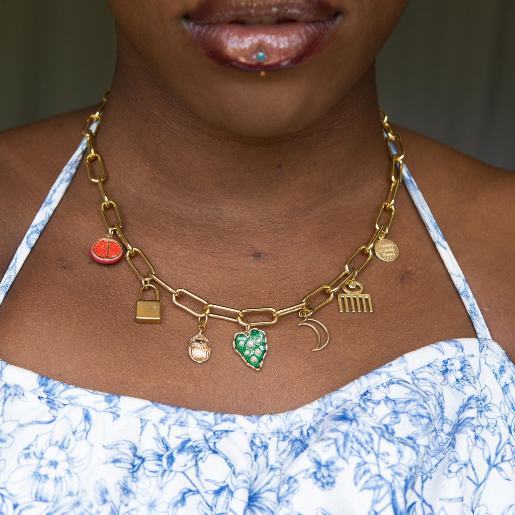 Oshun Charm  Necklace