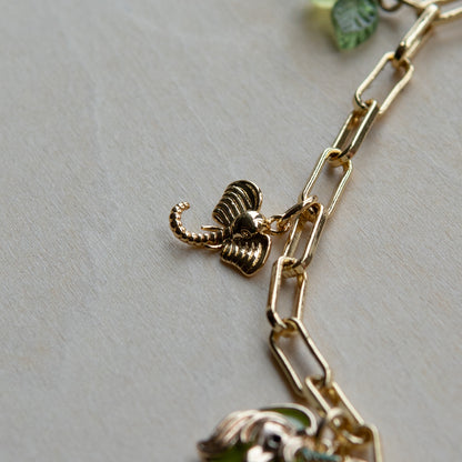 oshun gold charm bracelet