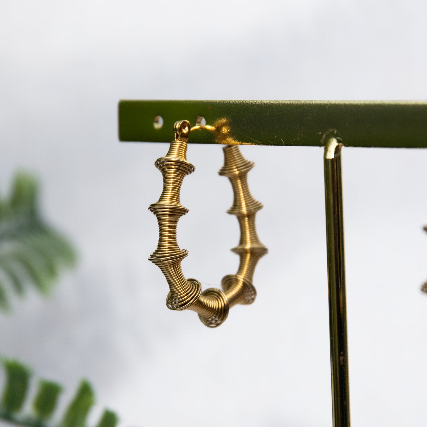 oya hoop earrings
