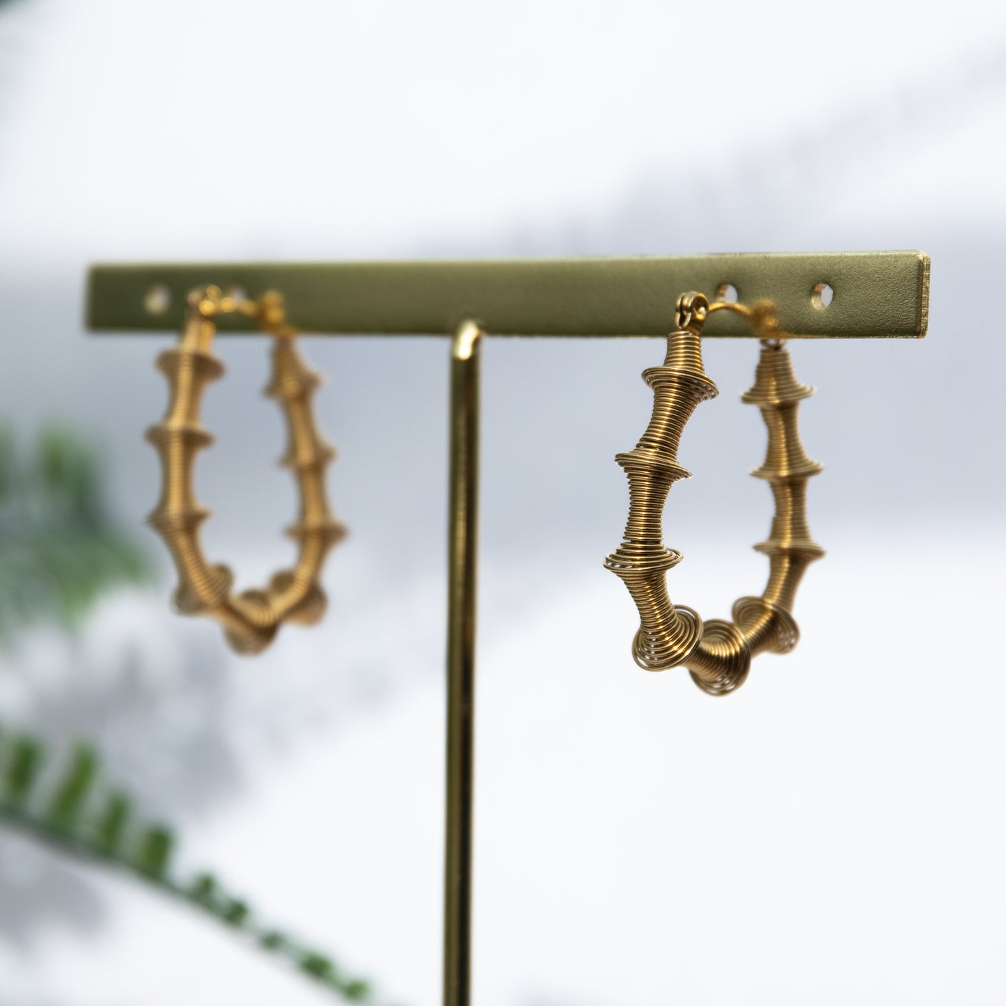 oya hoop earrings
