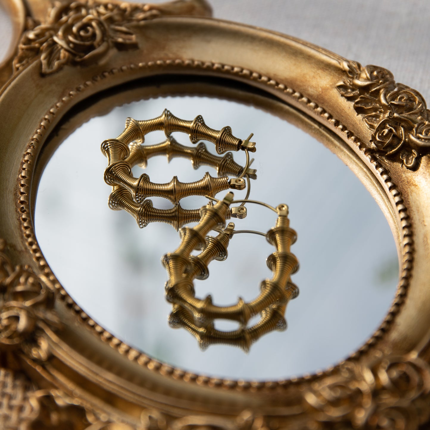 oya hoop earrings