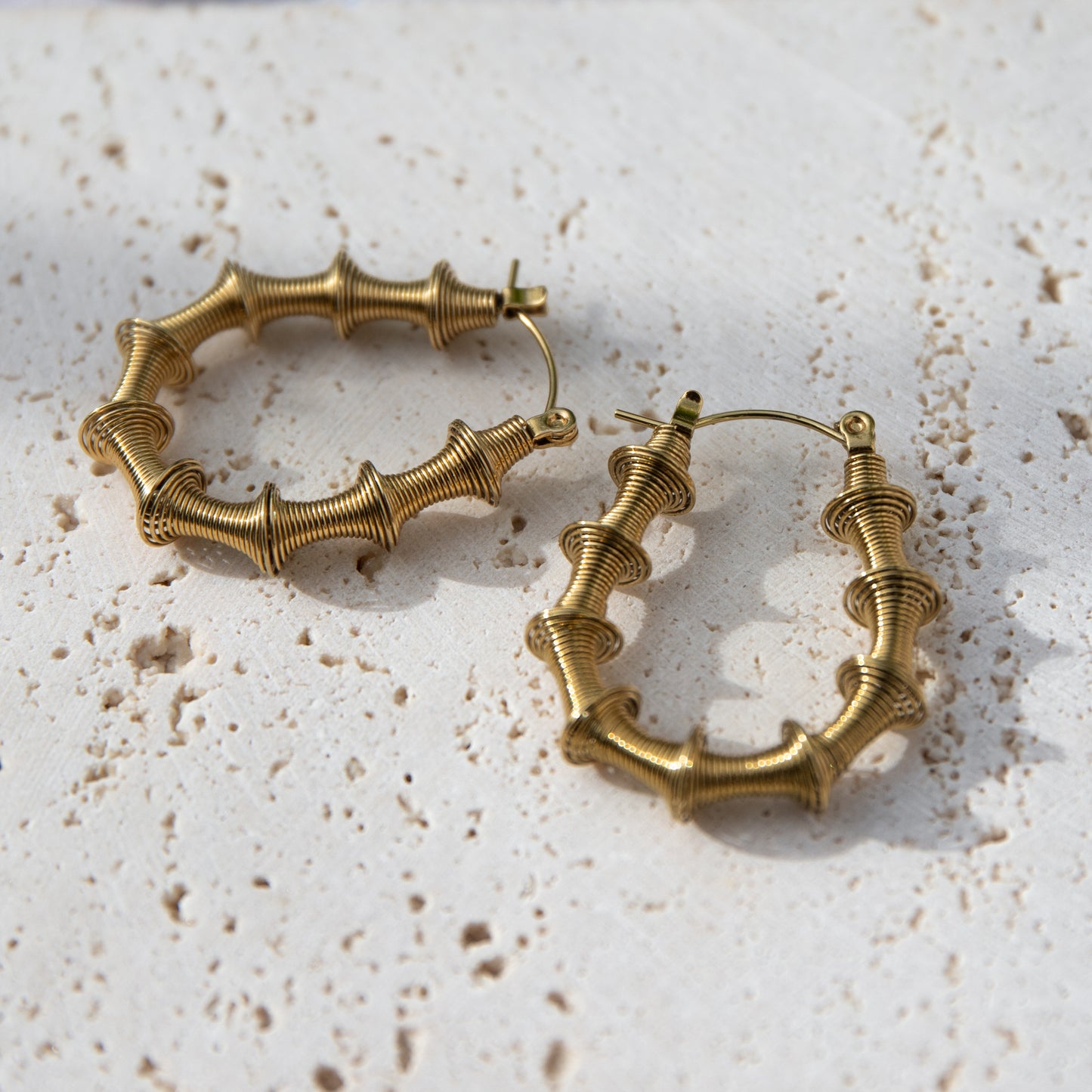 oya hoop earrings