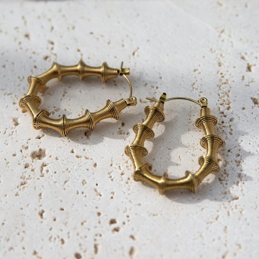oya hoop earrings