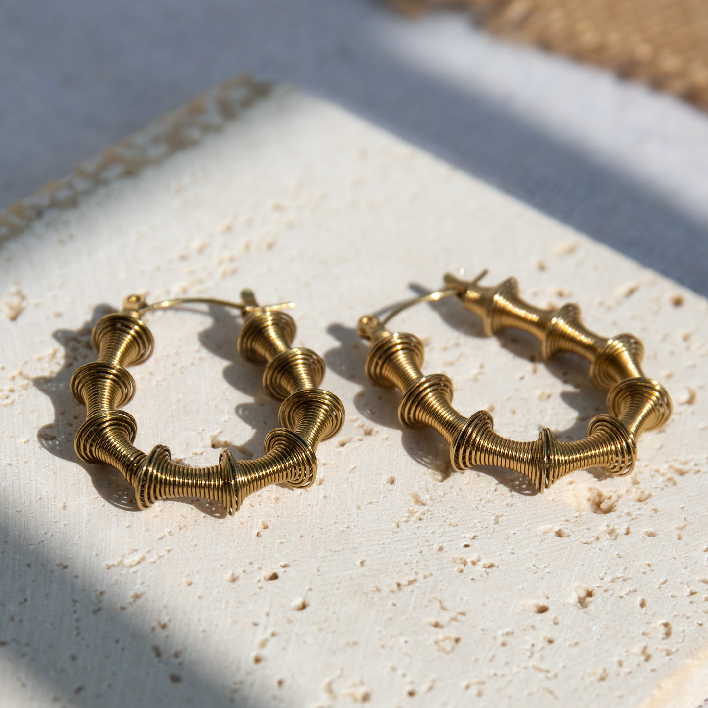 oya hoop earrings