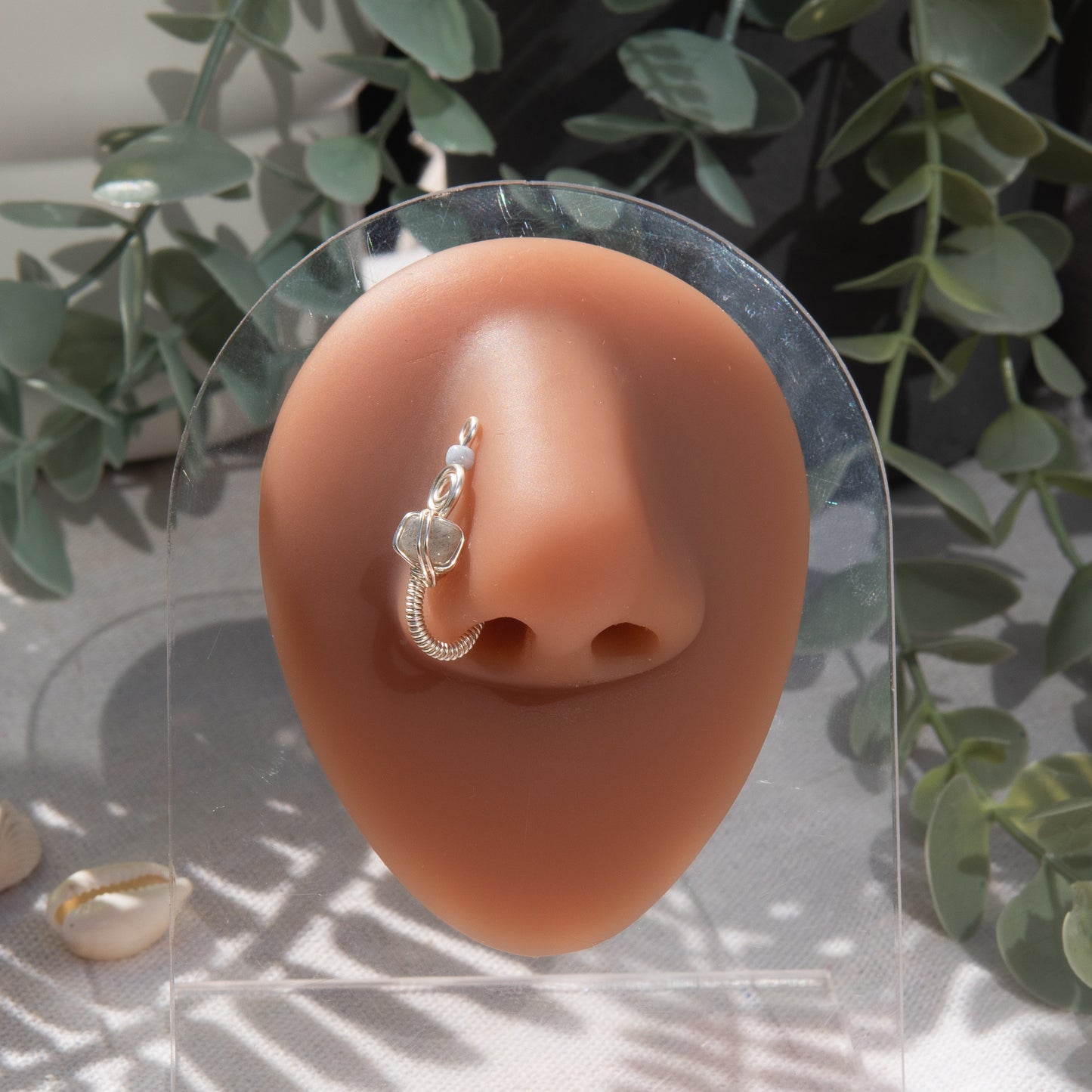 tituba silver nose cuff