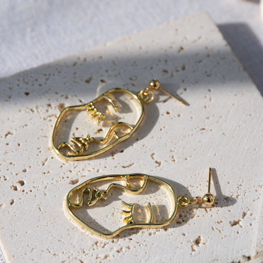 wuri gold earrings