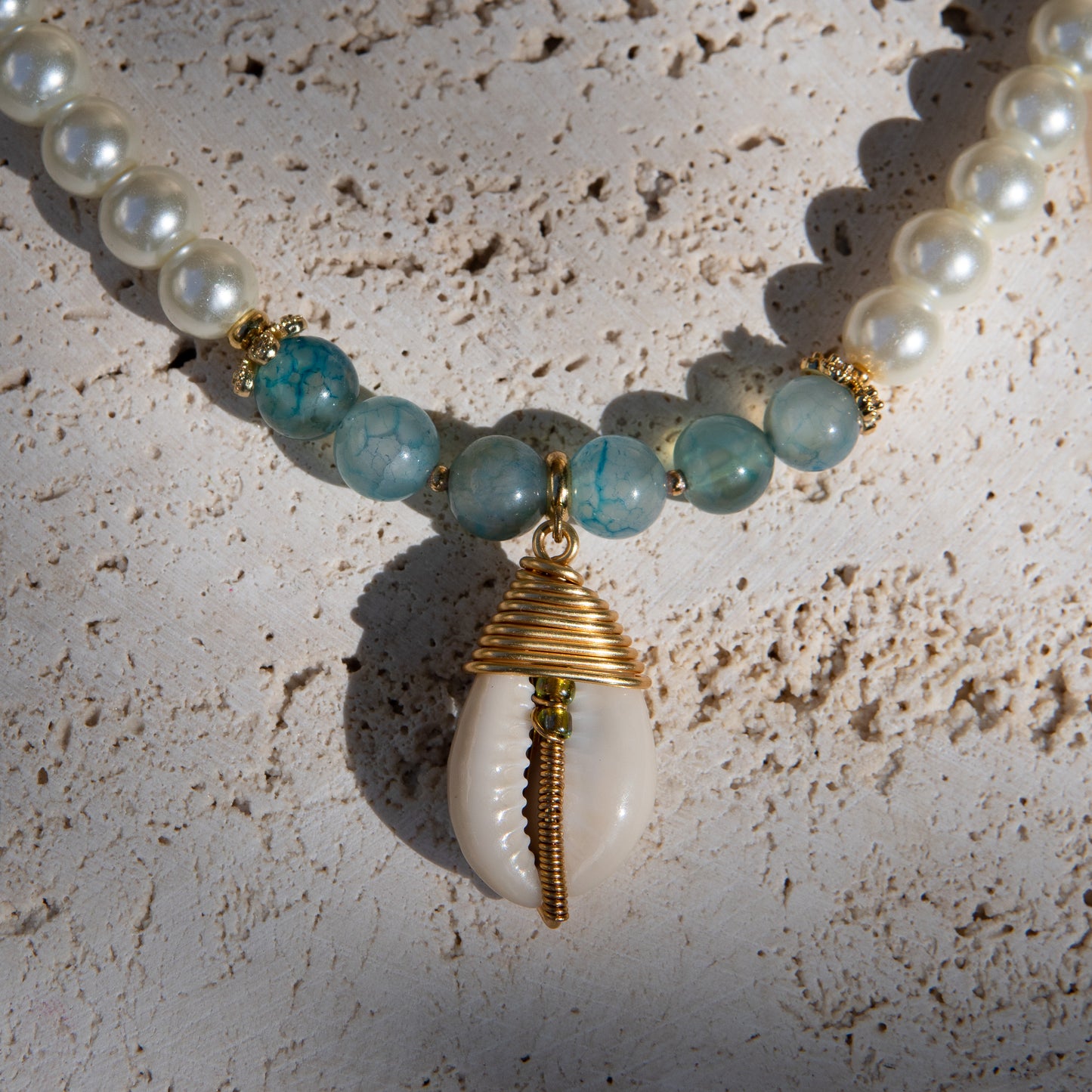 Yeye Oshun Healing Stone Necklace