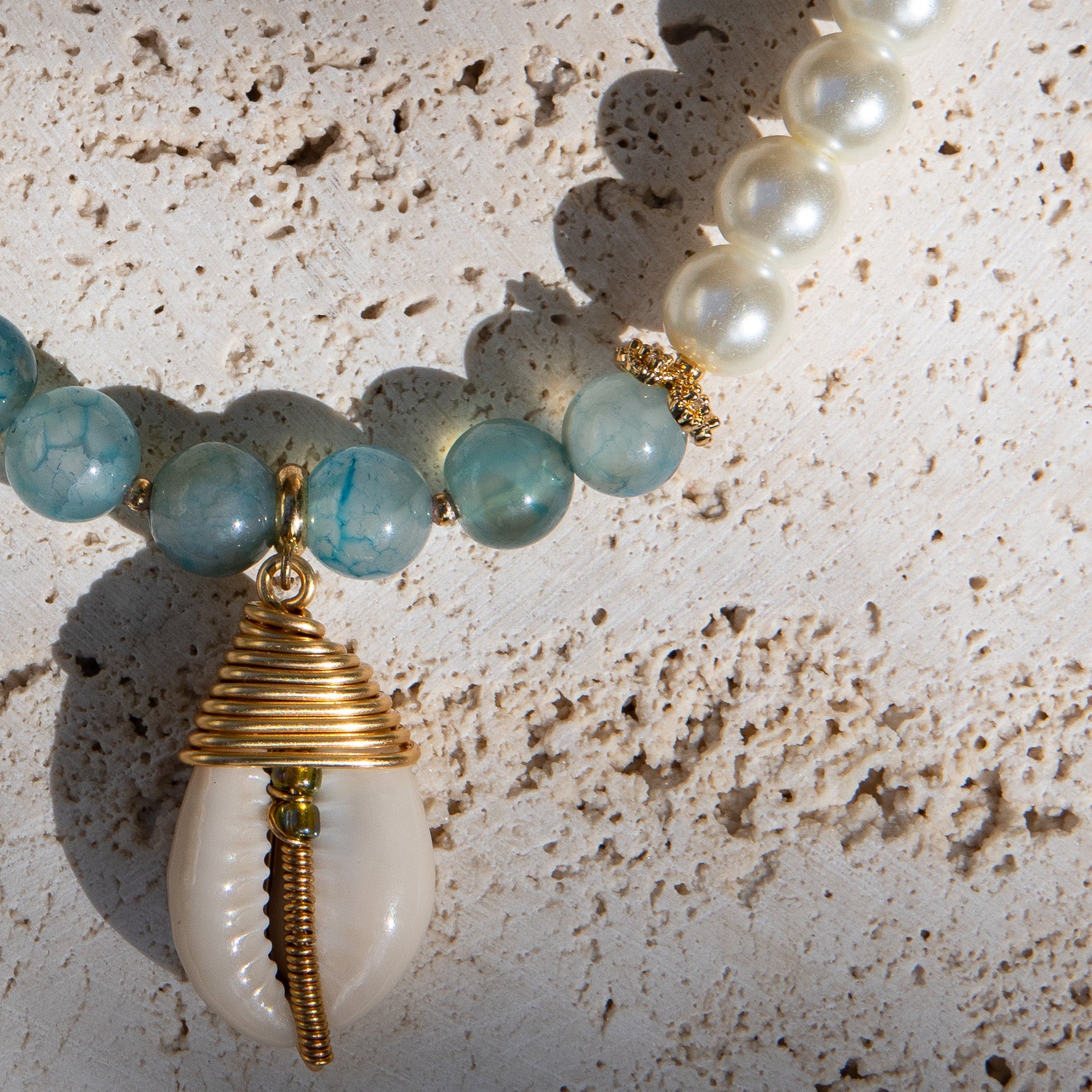 Yeye Oshun Healing Stone Necklace