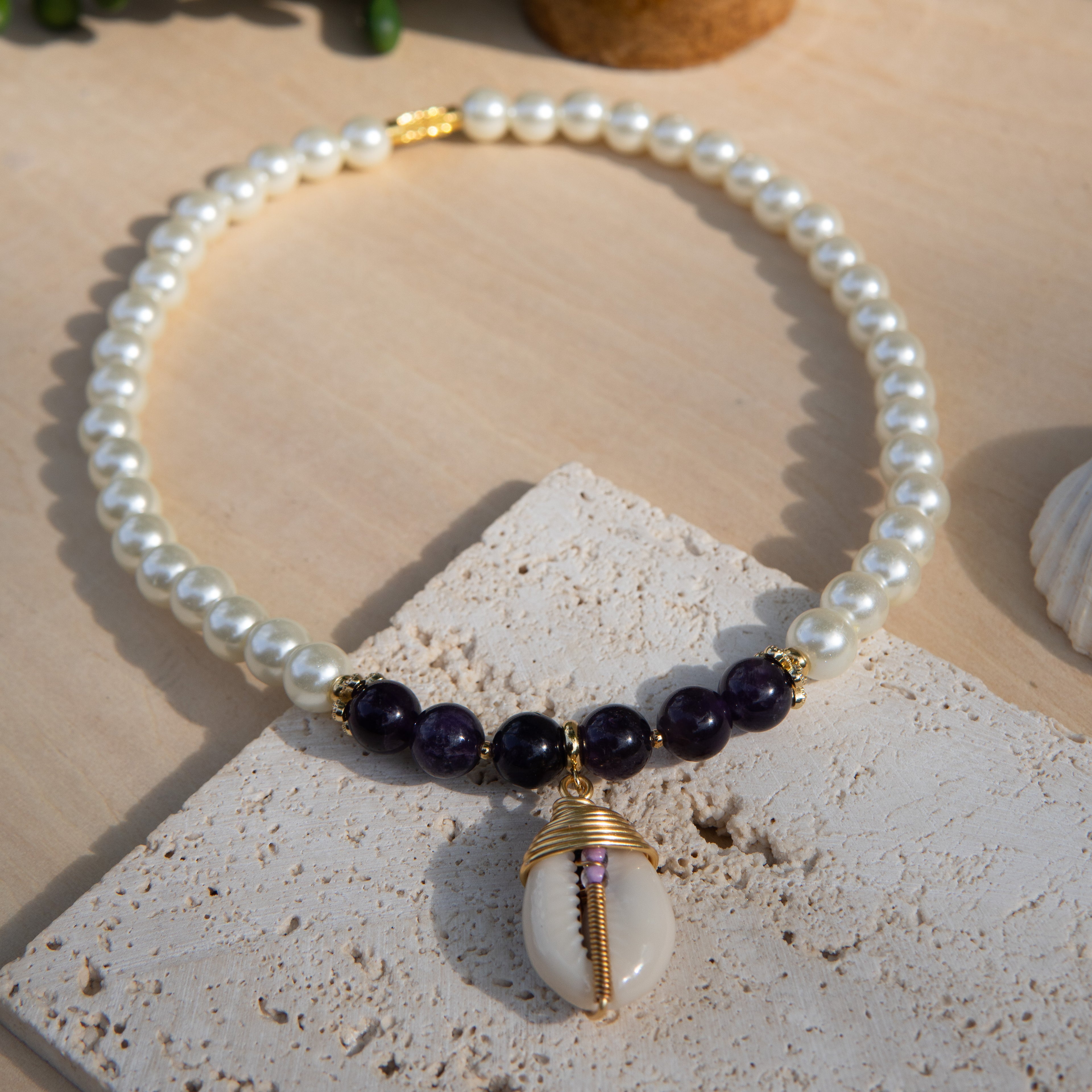 Yeye Oshun Healing Stone Necklace