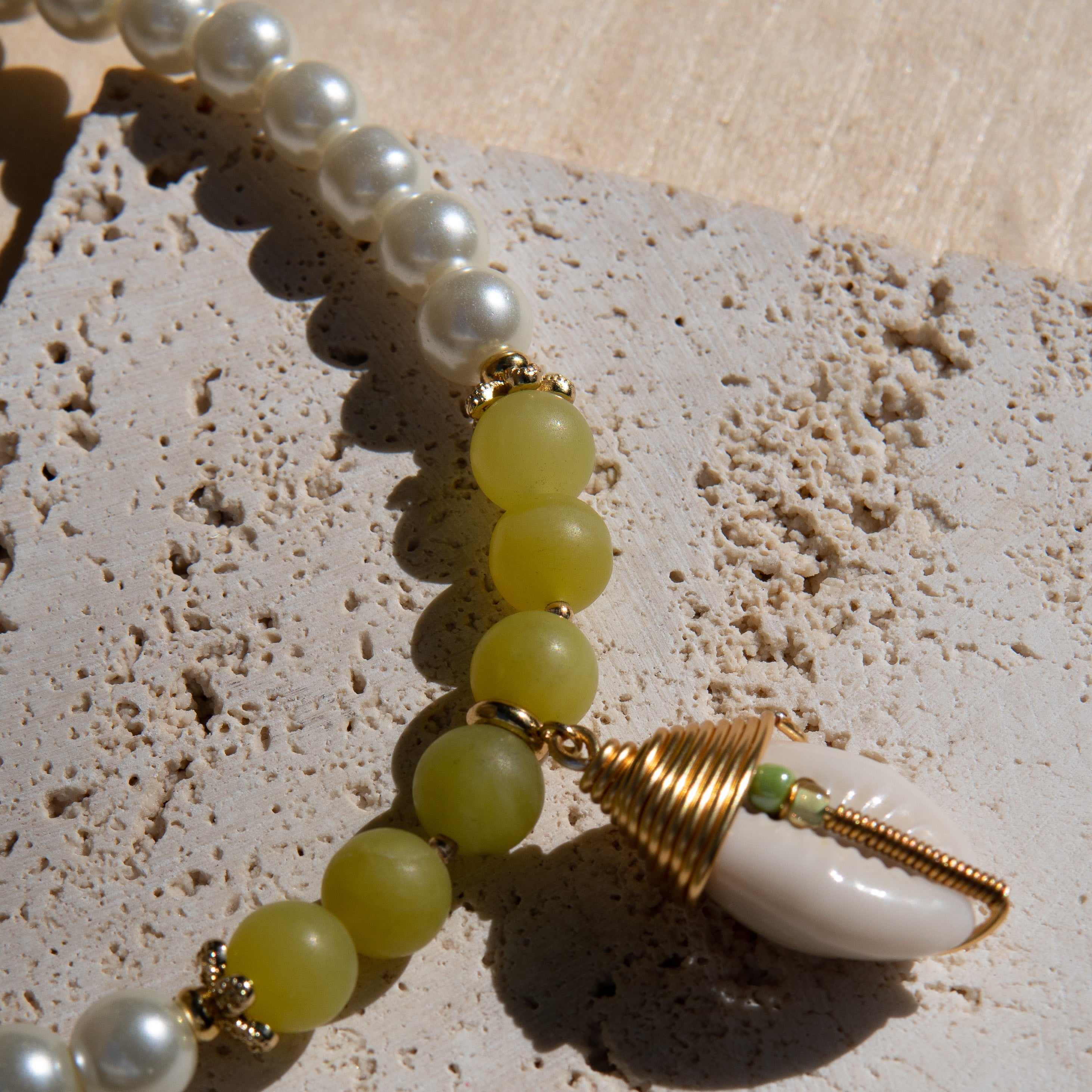 Yeye Oshun Healing Stone Necklace