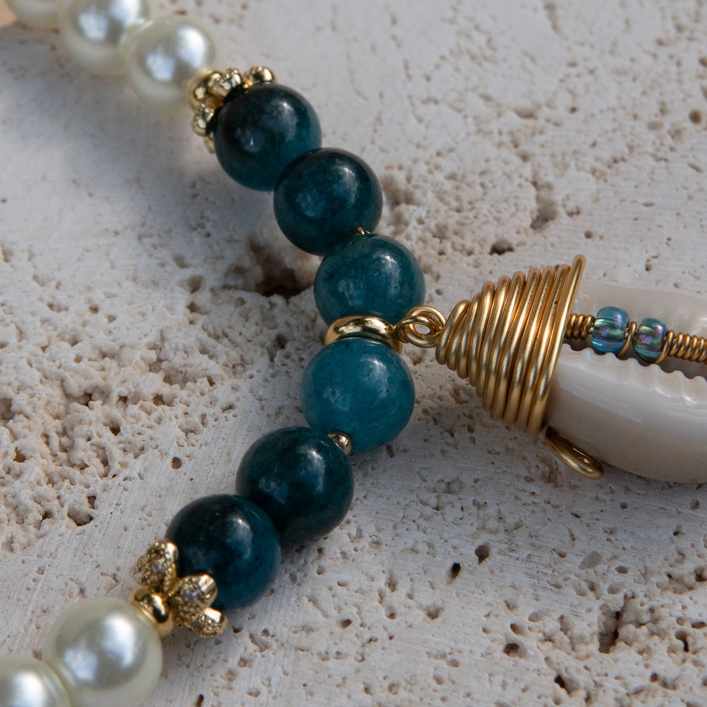 Yeye Oshun Healing Stone Necklace