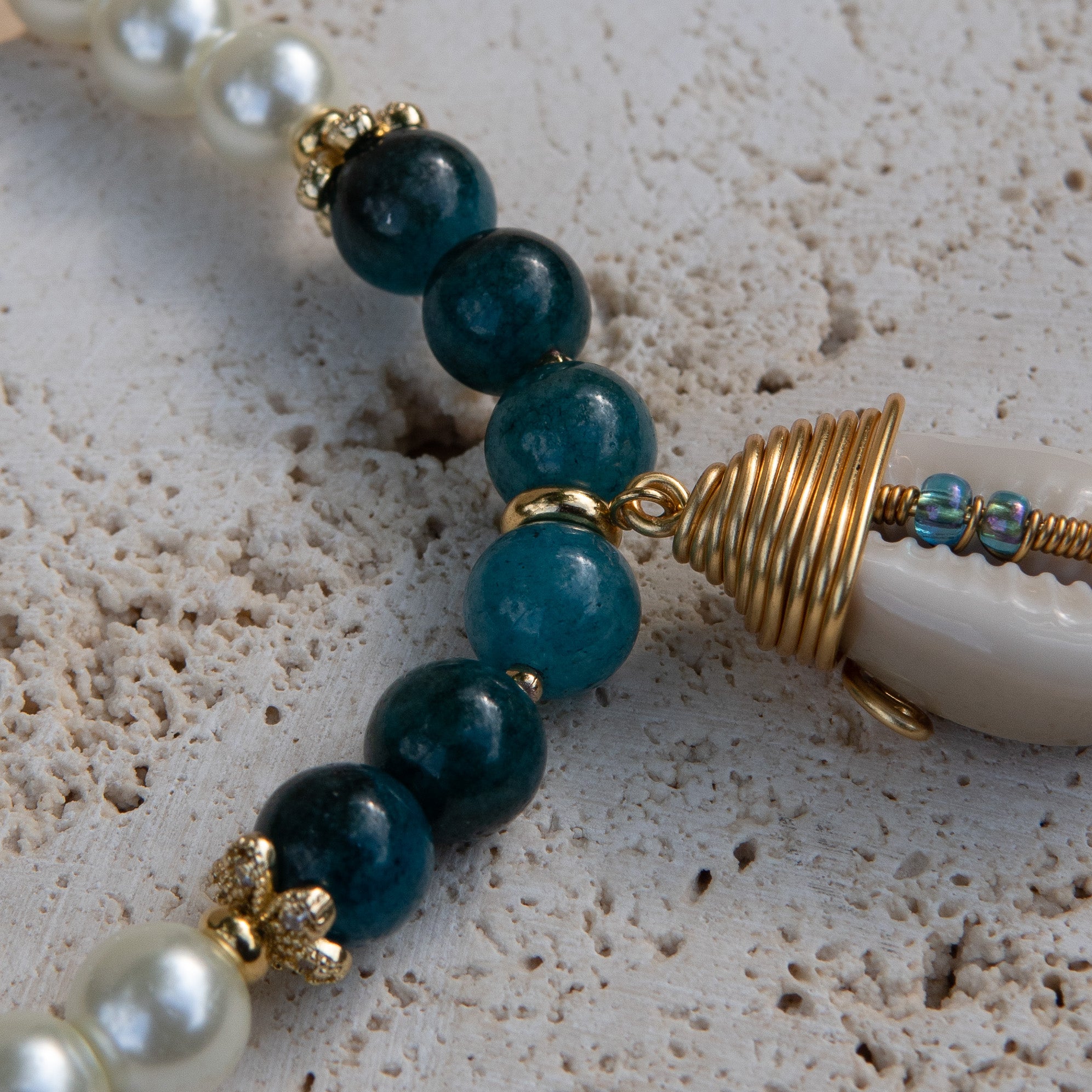 Yeye Oshun Healing Stone Necklace