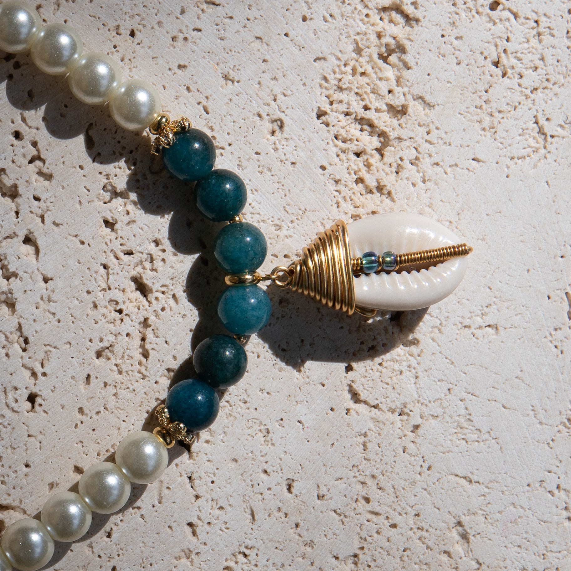 Yeye Oshun Healing Stone Necklace