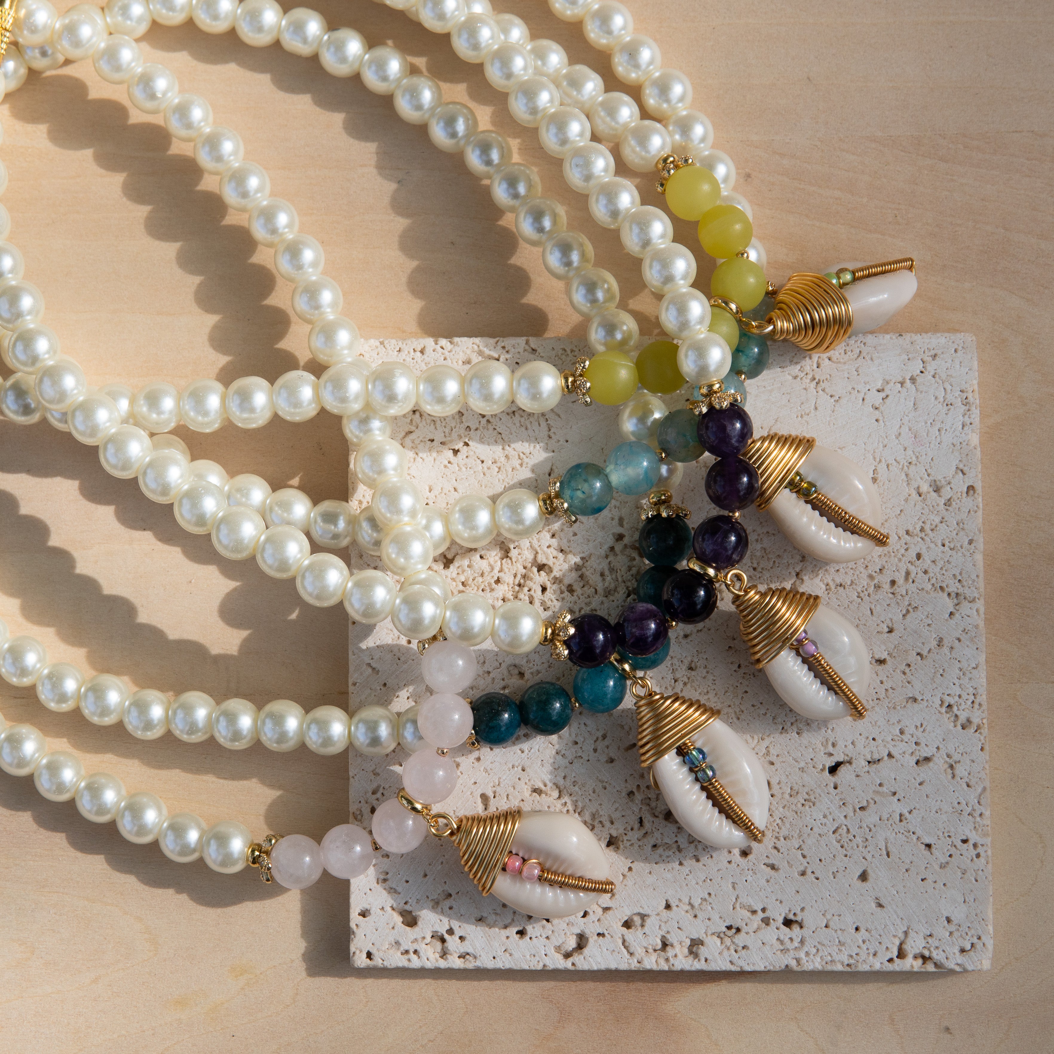 Yeye Oshun Healing Stone Necklace