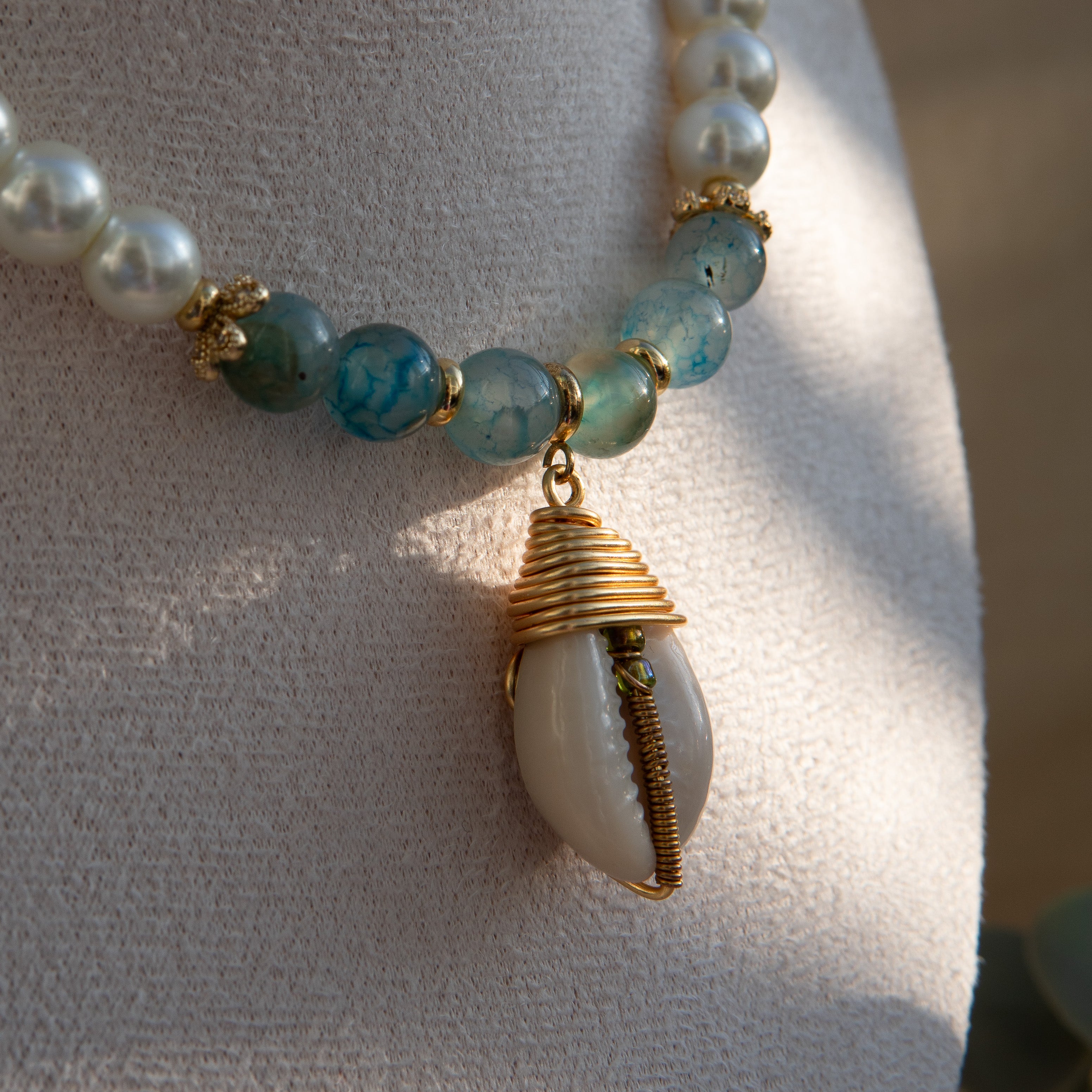 Yeye Oshun Healing Stone Necklace
