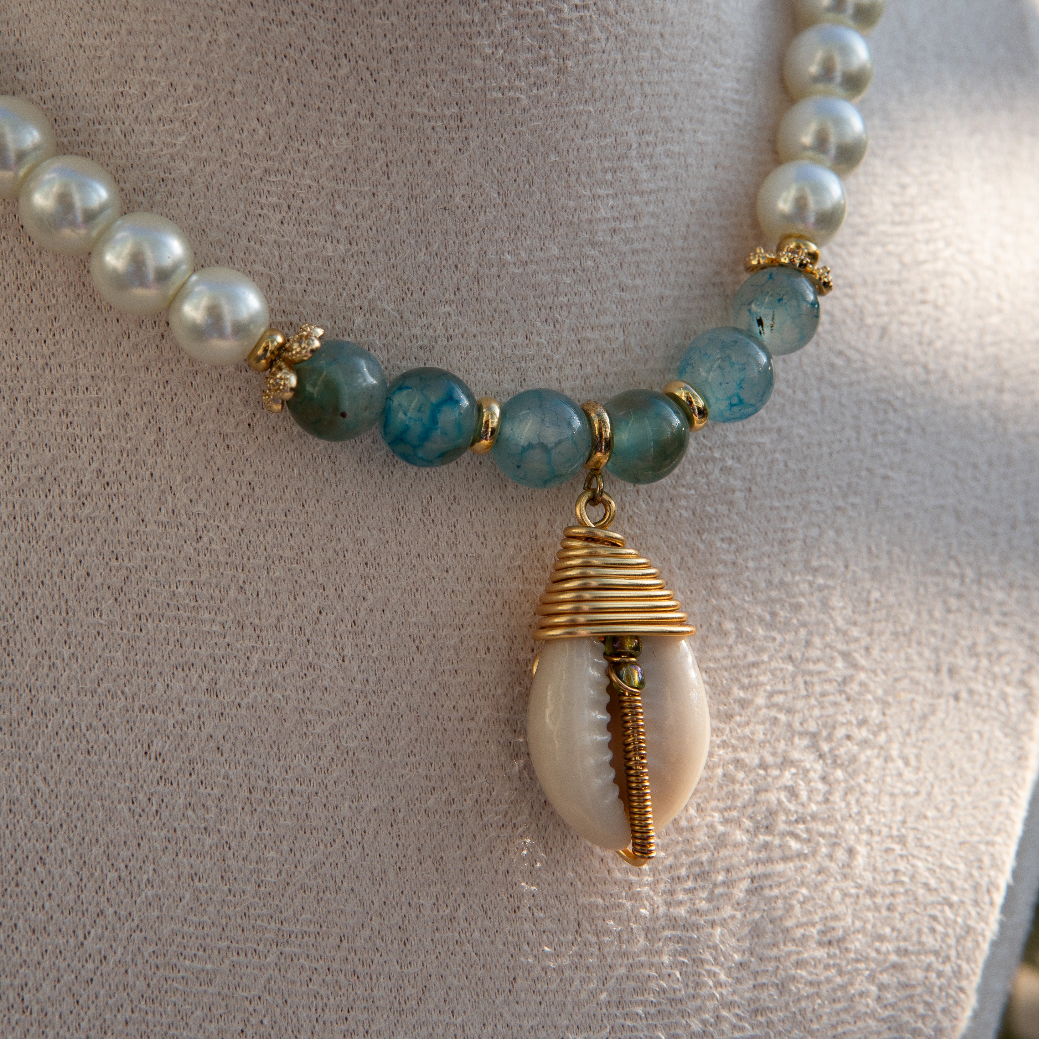 Yeye Oshun Healing Stone Necklace