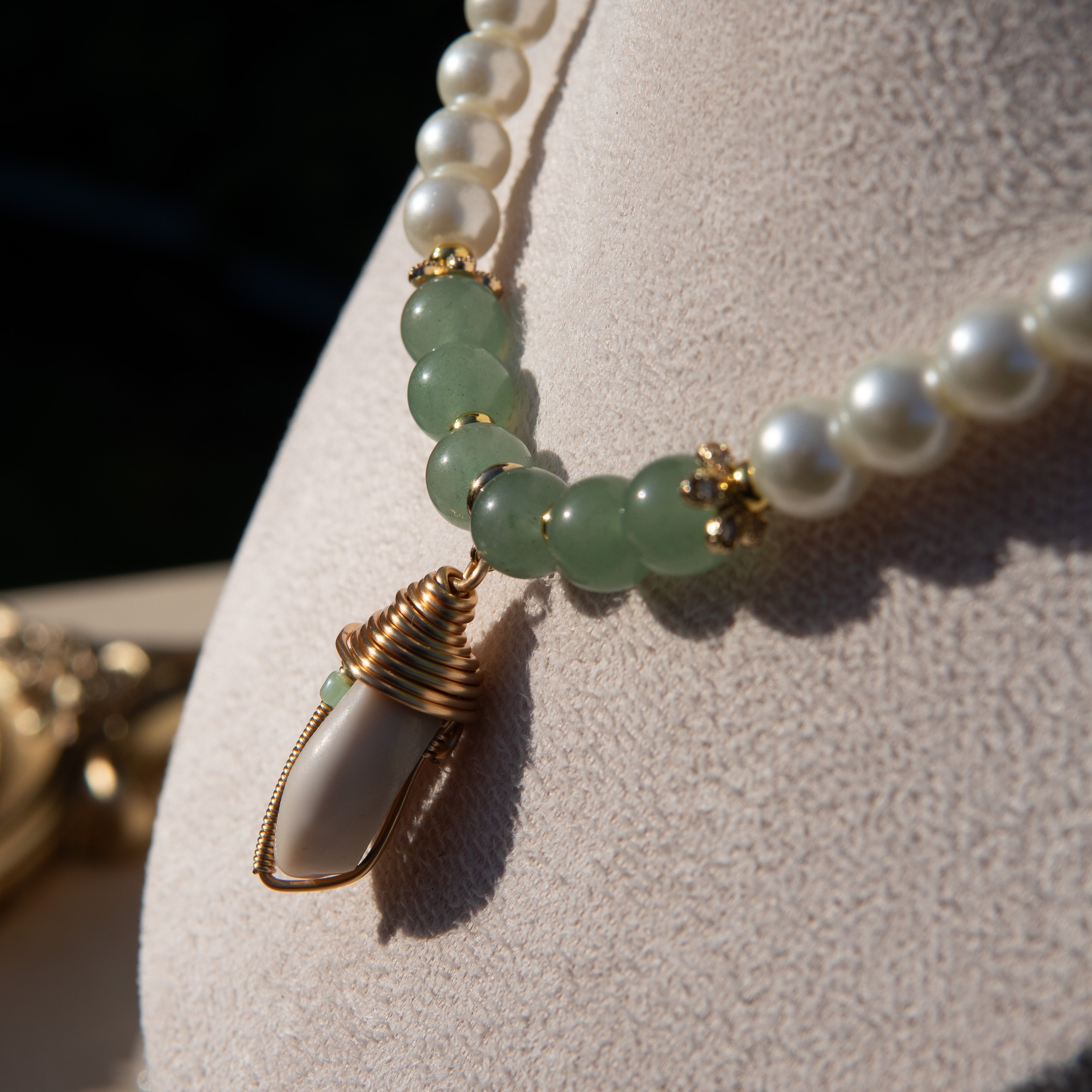 Yeye Oshun Healing Stone Necklace