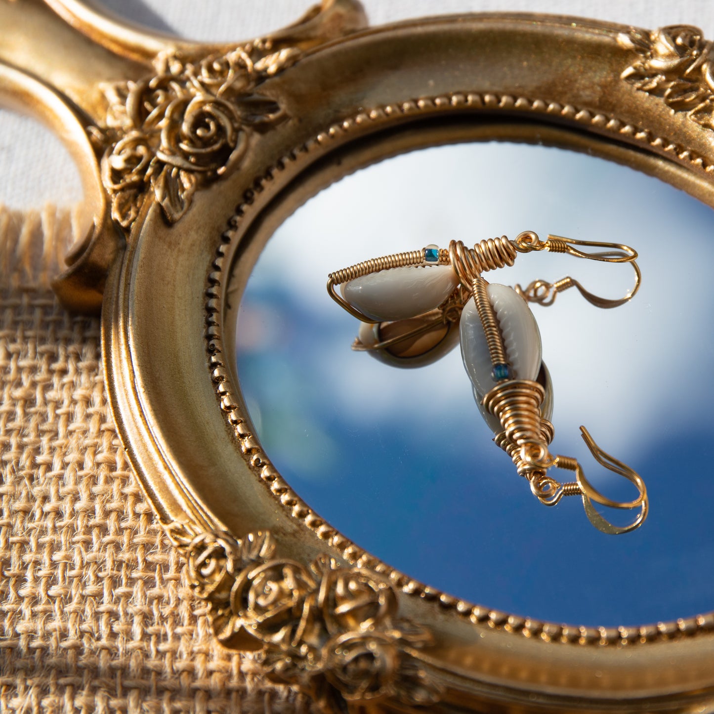 mami wata gold earrings