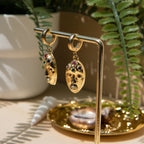 A-Bol-Nimba Huggie Earrings
