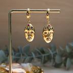 A-Bol-Nimba Huggie Earrings
