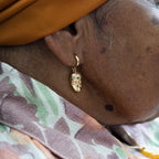 A-Bol-Nimba Huggie Earrings